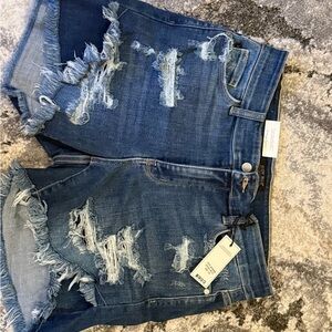 Judy Blue Classic Blue Denim Shorts